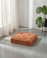 Rust Dreamy Corduroy Floor Cushion
