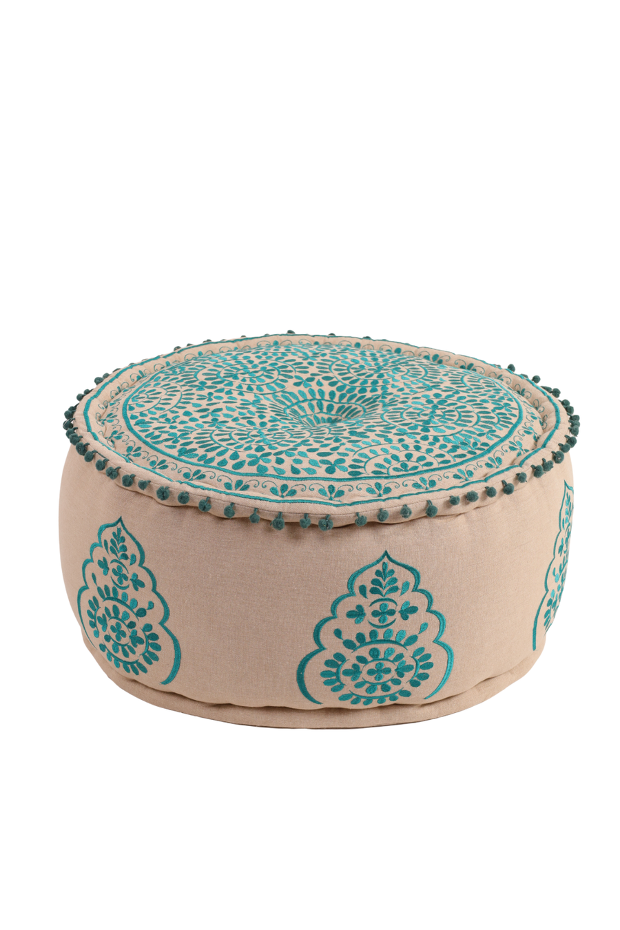 Green Euphoria Ottoman Pouf