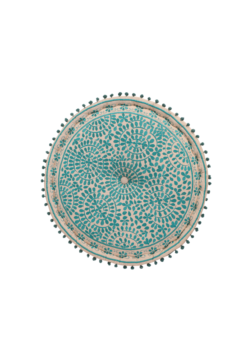 Green Euphoria Ottoman Pouf