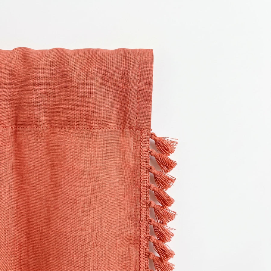 Coral Kinari Cotton Curtain photo 7