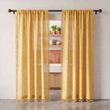 Mustard Saba Cotton Curtain