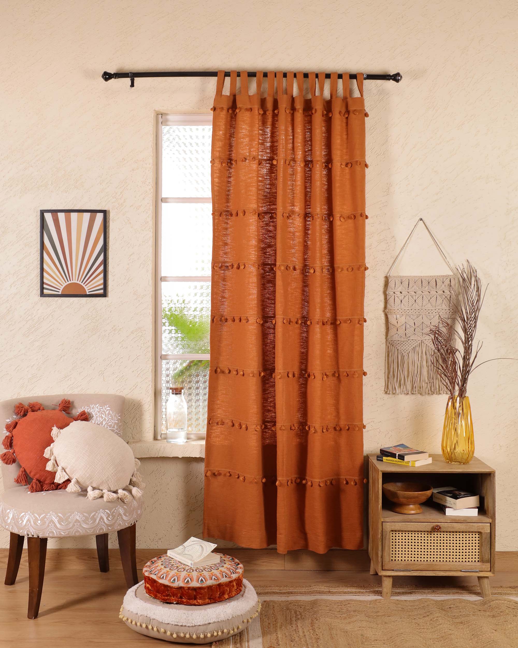 Monochrome Marvels Curtain