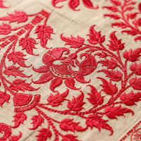 Red Wildflower Table Runner
