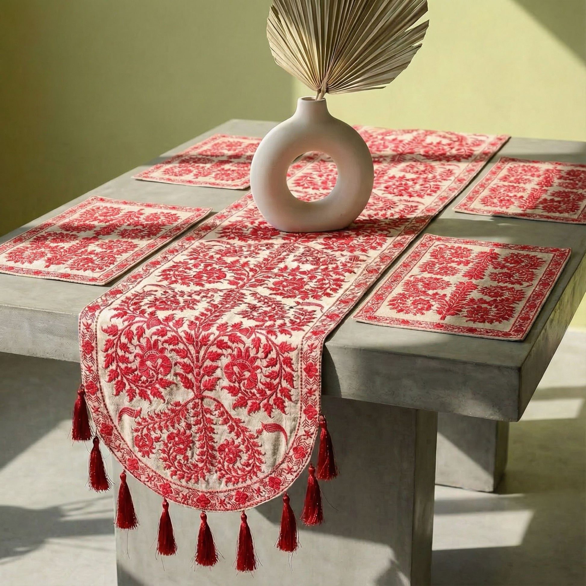 Red Wildflower Placemat