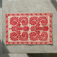 Red Wildflower Placemat