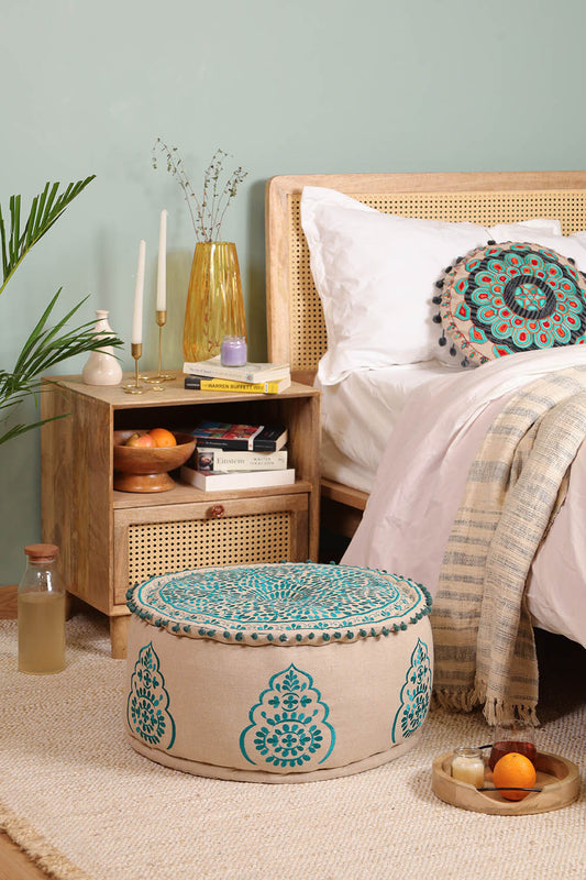 Green Euphoria Ottoman pouf