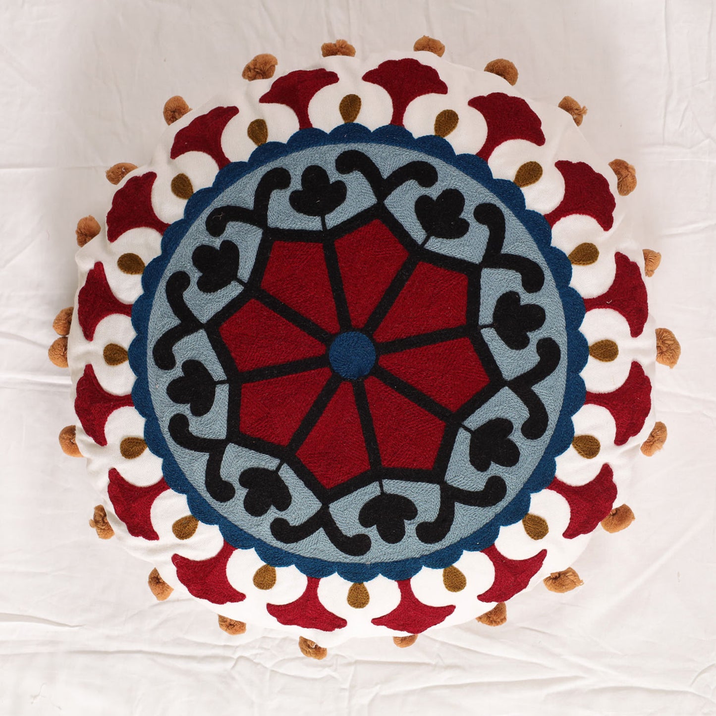 Petal Paradise Floor Cushion Cover