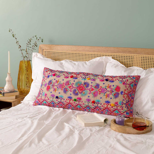 Pink Hippie Dream Long Pillow