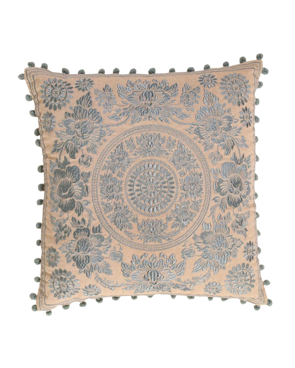 Floral Fantasy Throw Pillow