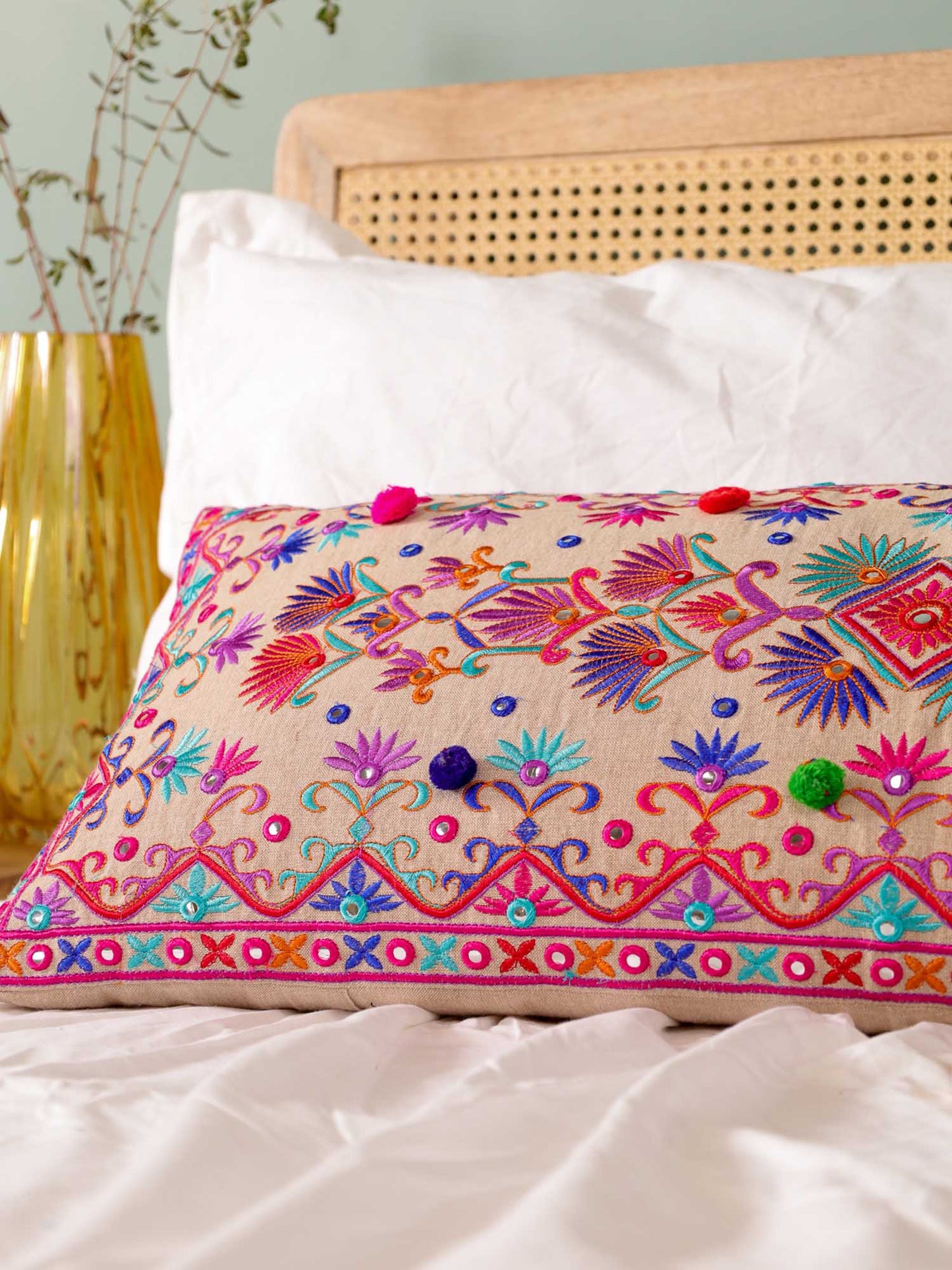 Pink Hippie Dream Long Pillow