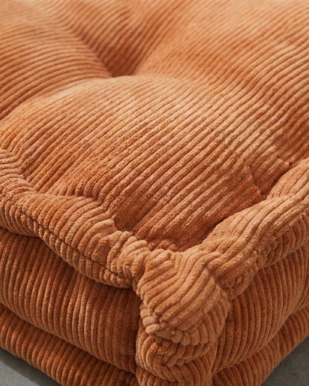 Rust Dreamy Corduroy Floor cushion