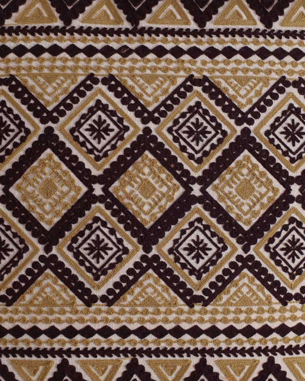 Golden Petal Footstool