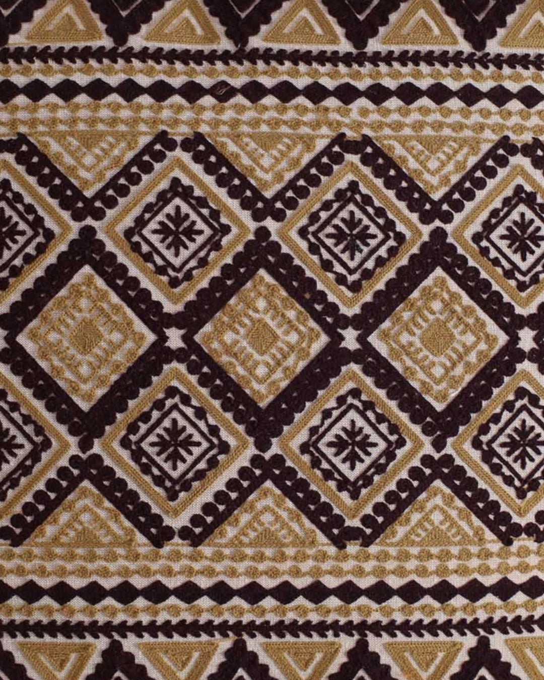 Golden Petal Footstool