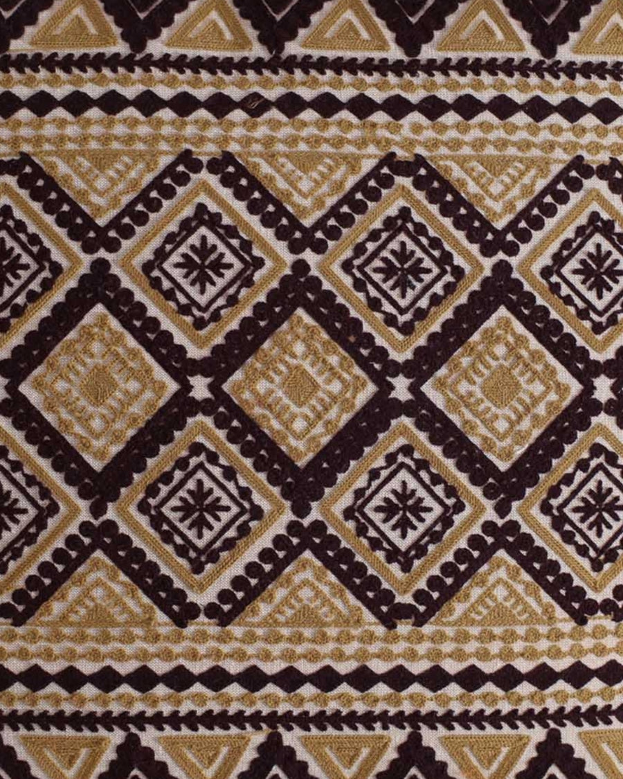 Golden Petal Footstool