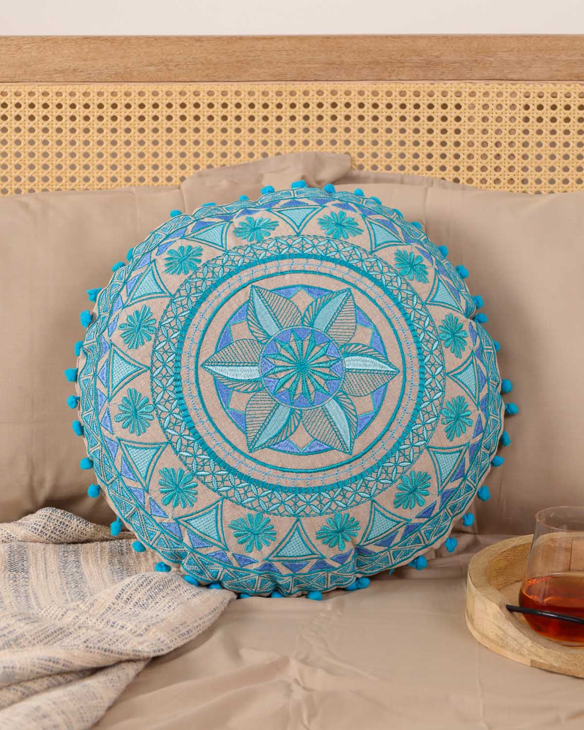 Bloomin' Bliss Floor Cushion Cover