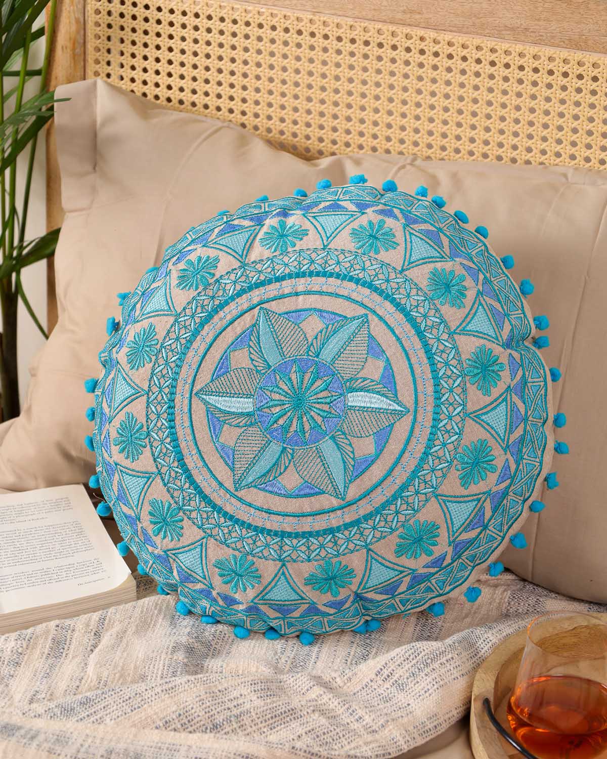 Bloomin' Bliss Floor Cushion Cover