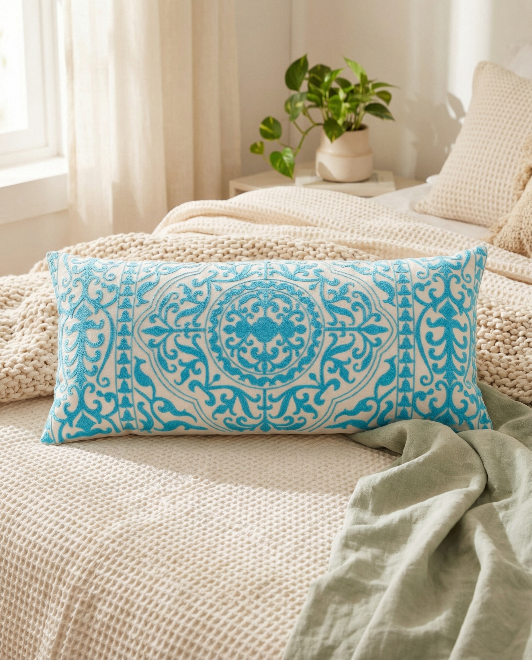 Ethnic Essence Long Pillow Cover