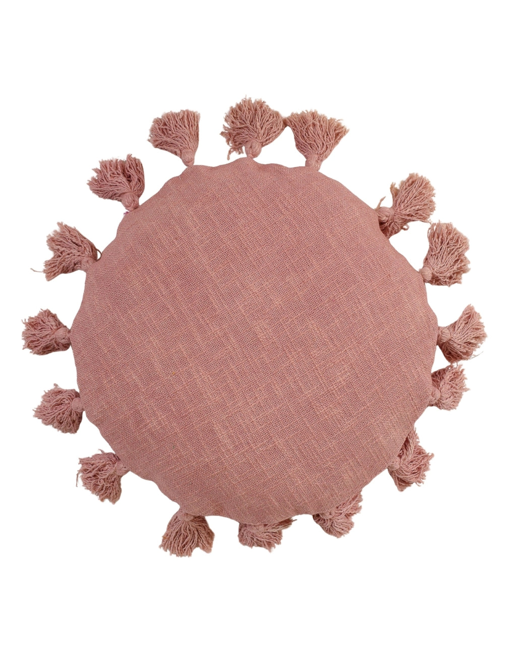 Pink Talking Tassels Pillow Cushion