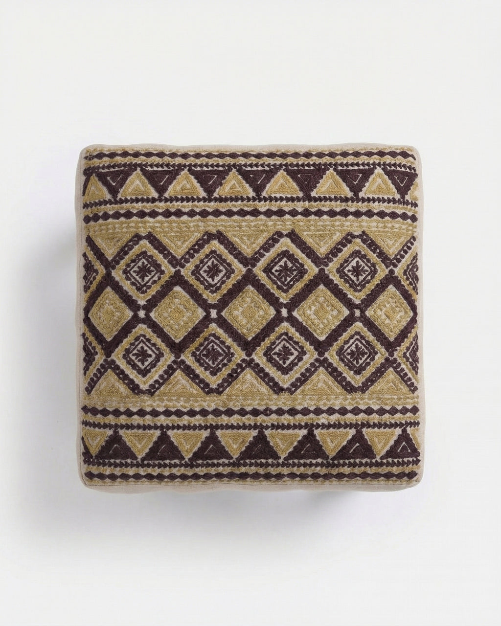 Golden Petal Footstool