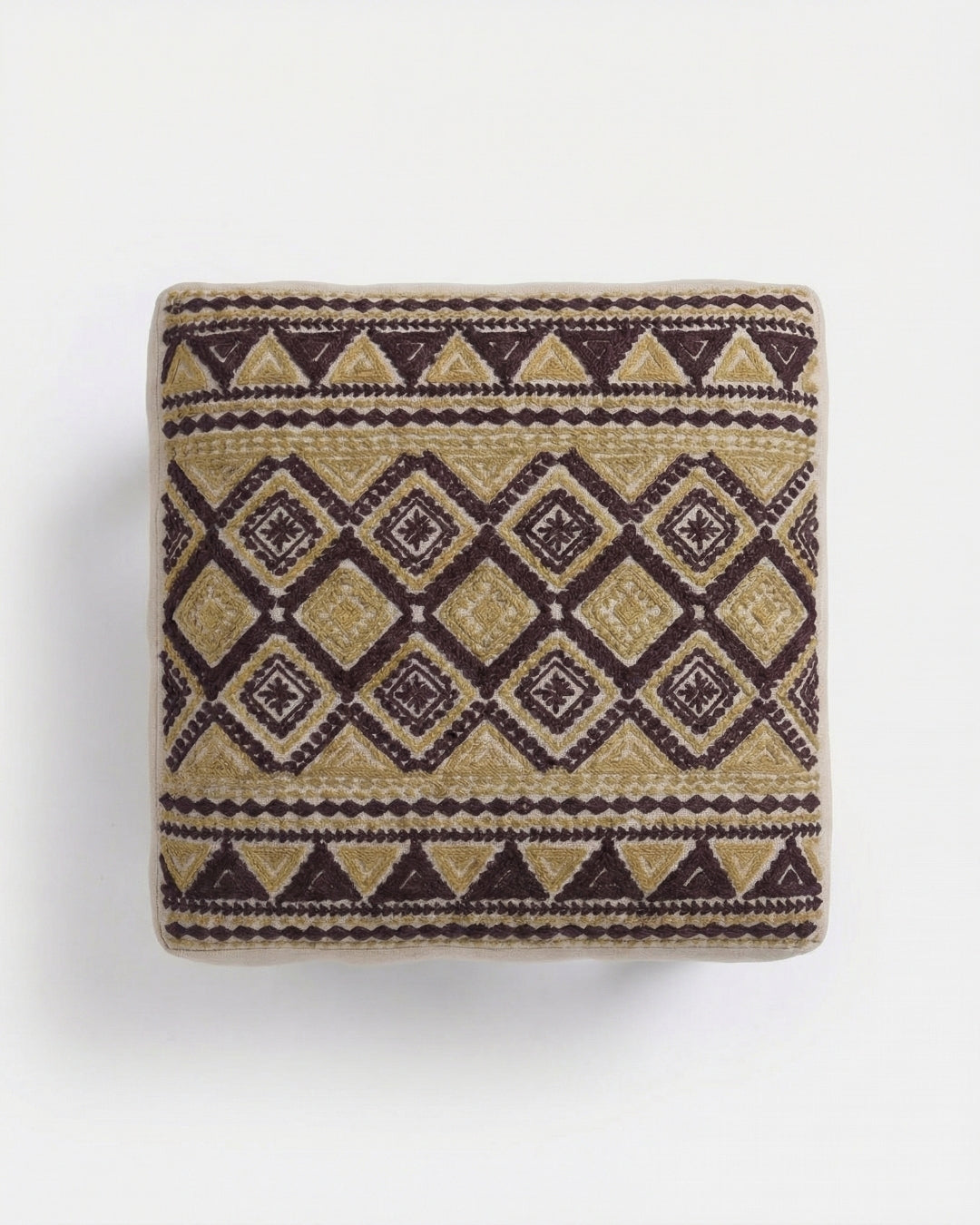 Golden Petal Footstool