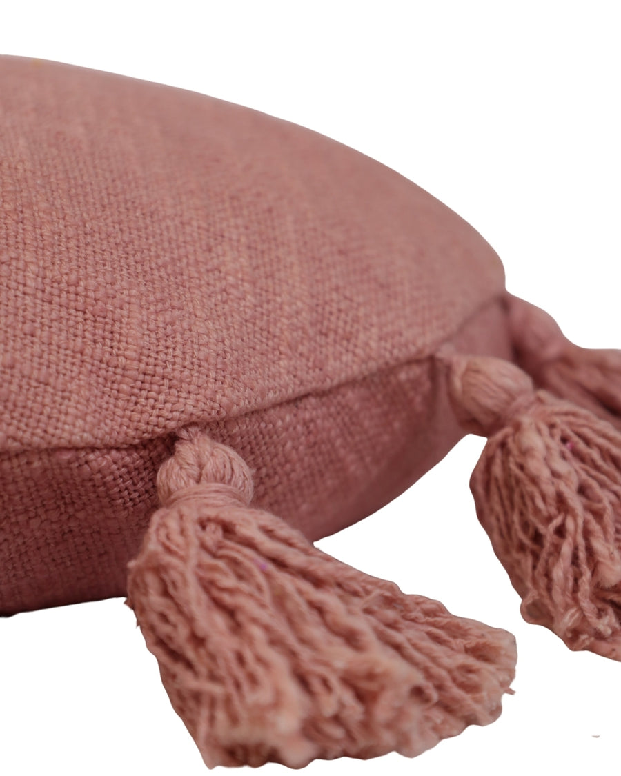 Pink Talking Tassels Cushion