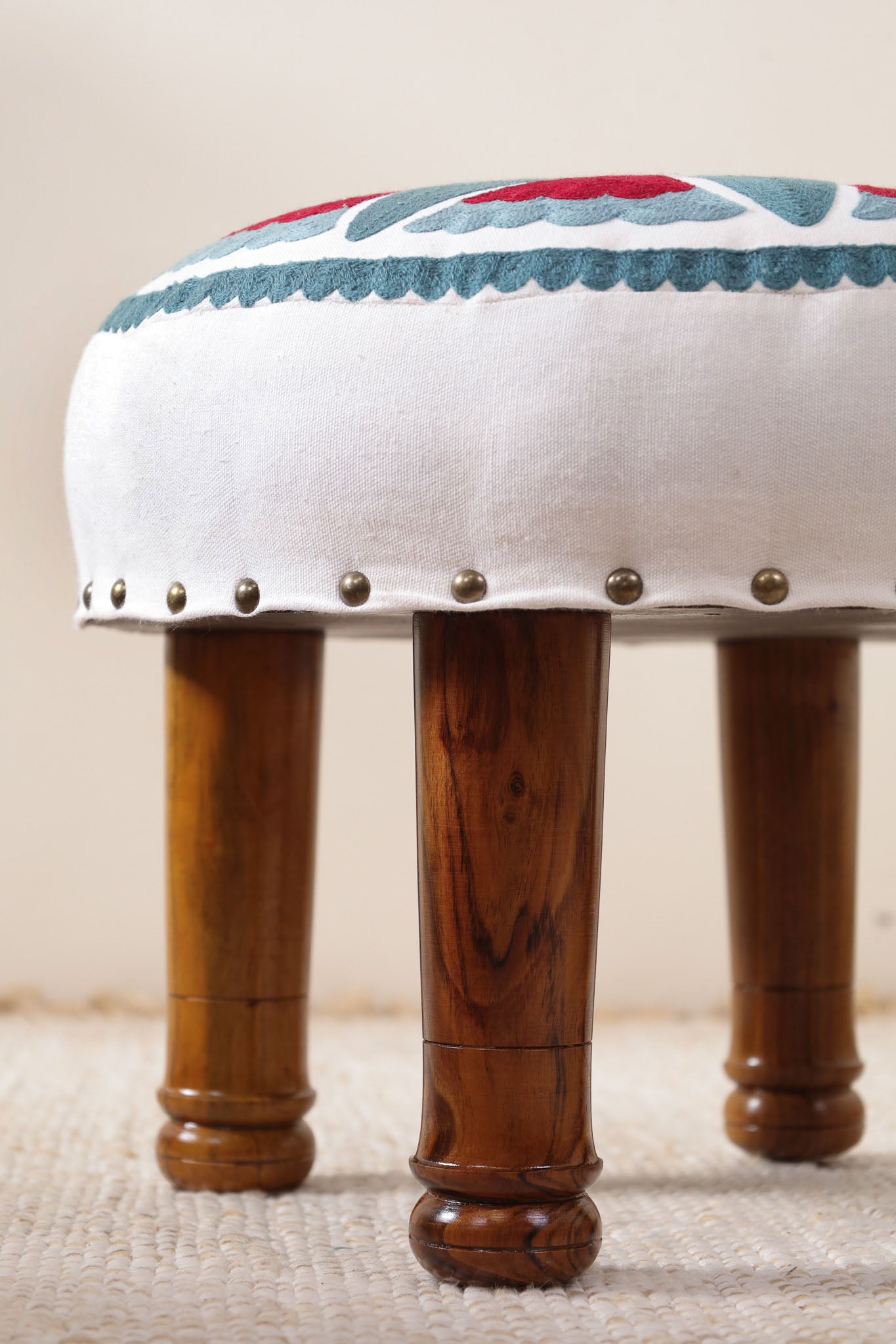 Flower Power Footstool