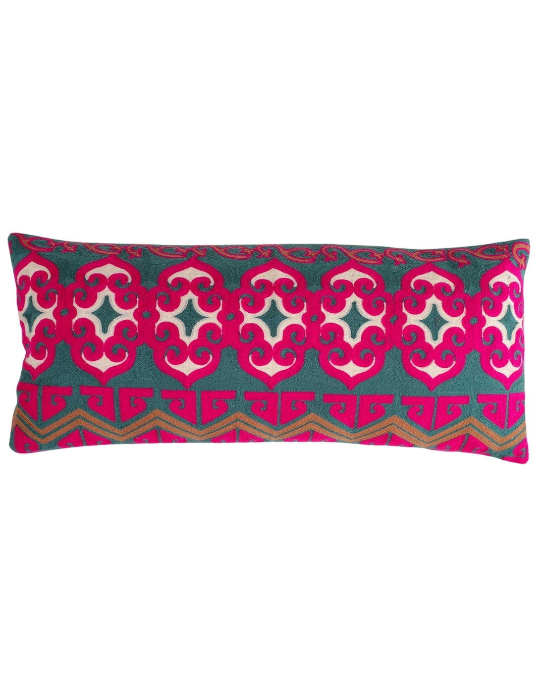 Purple Boho Bliss Long Pillow Cover