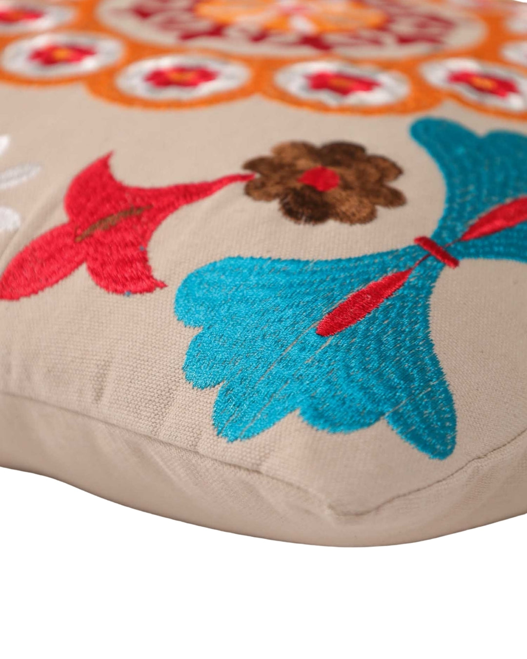 Beige Moroccan Mosaic Long Pillow