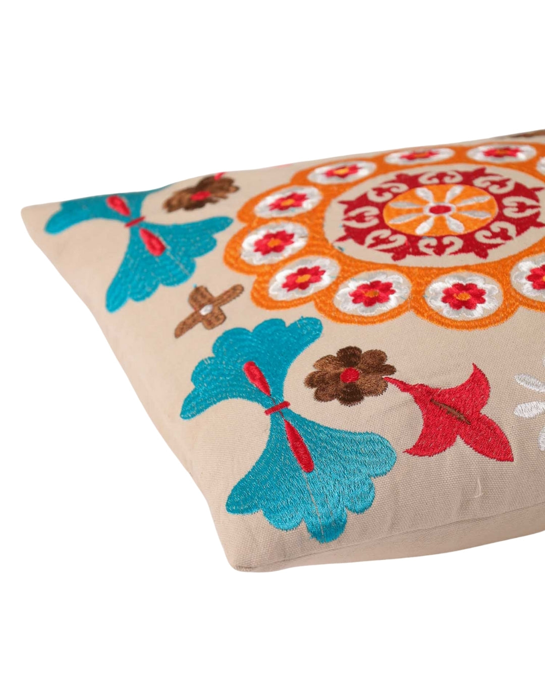 Beige Moroccan Mosaic Long Pillow