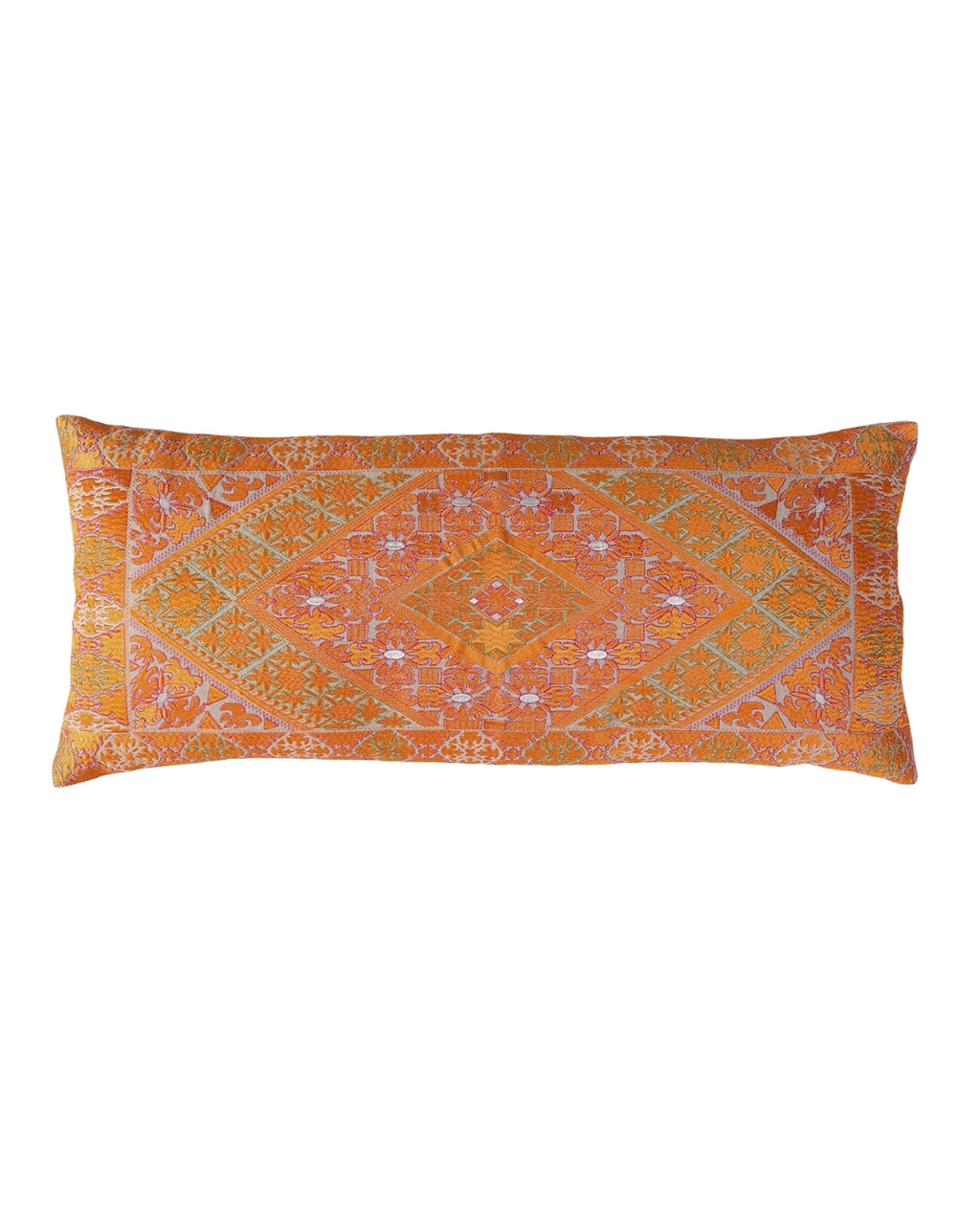 Orange Whimsical Long Pillow