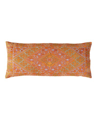 Orange Whimsical Long Pillow