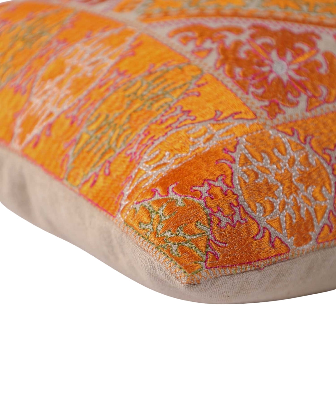 Orange Whimsical Long Pillow