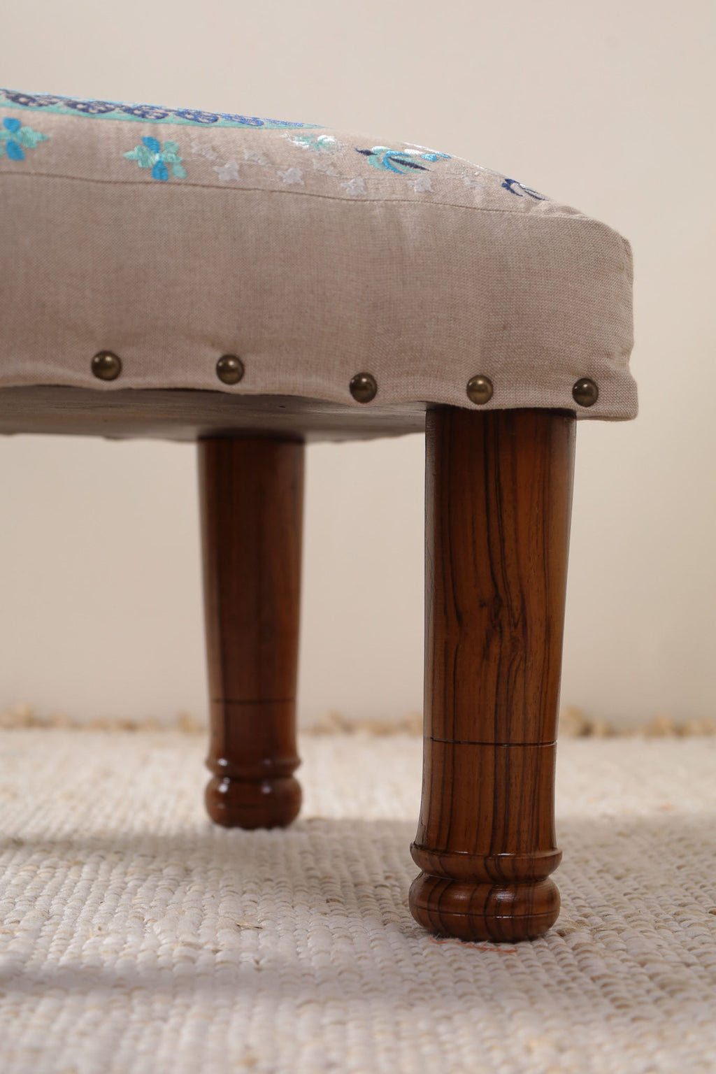 Coastal Comfort Footstool