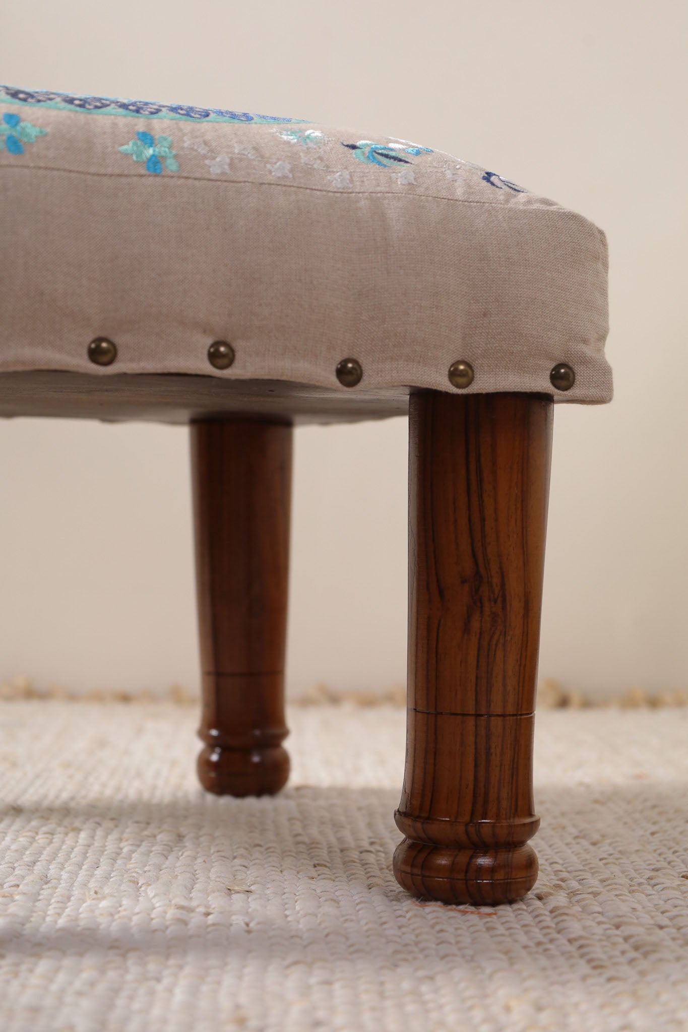 Coastal Comfort Footstool
