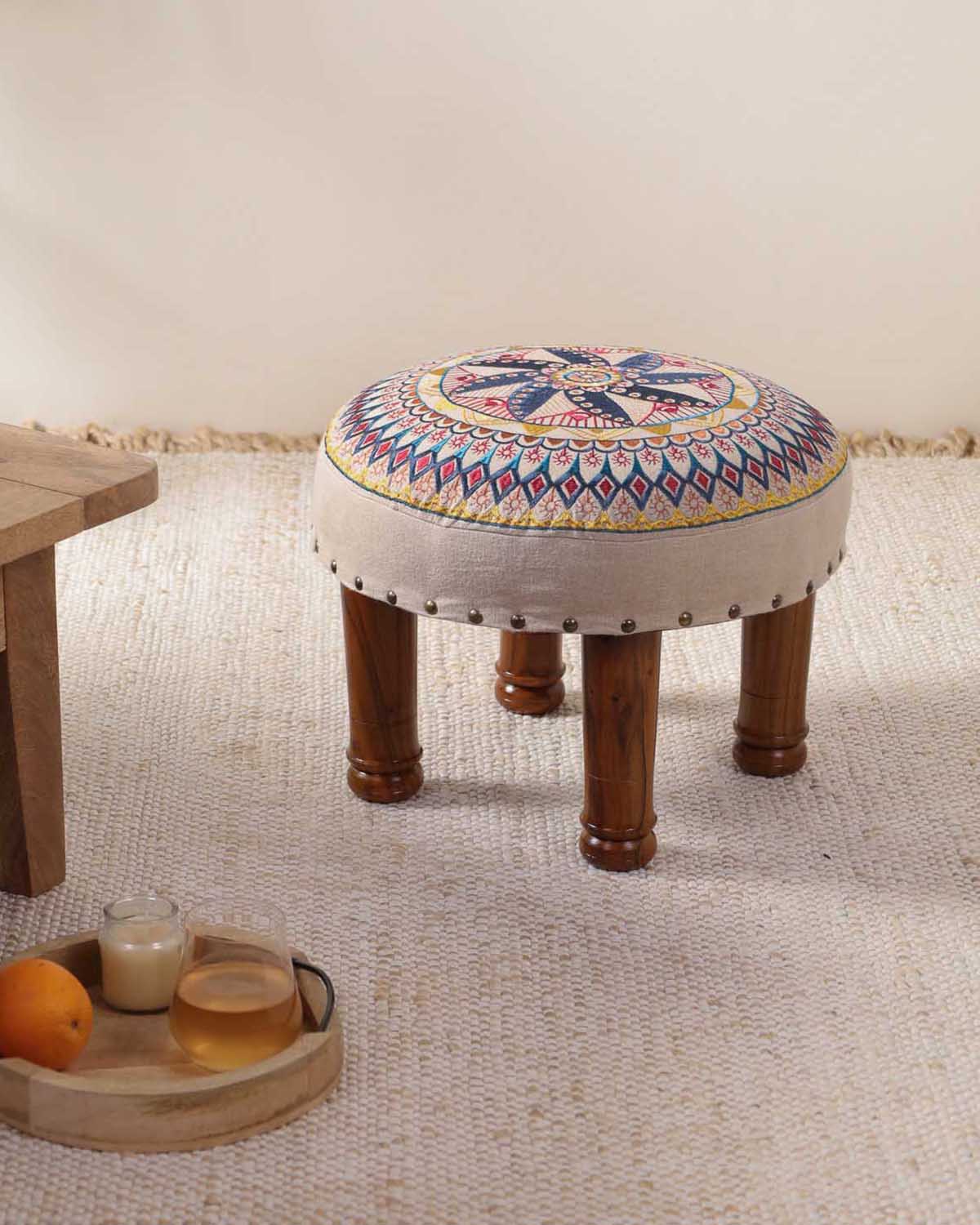 Cosmic Comfort Footstool