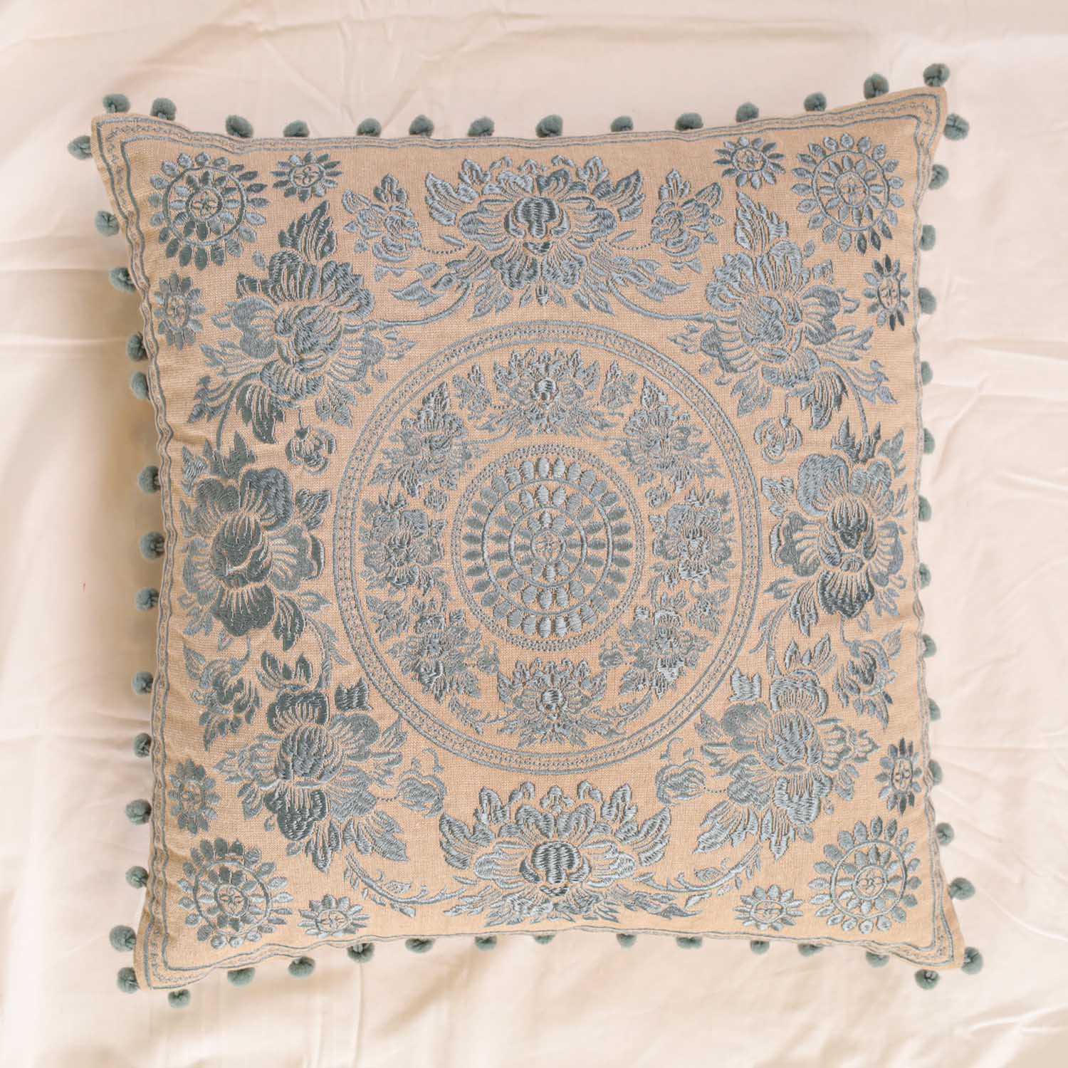 Floral Fantasy Throw Pillow