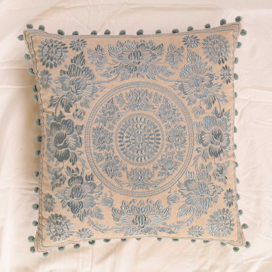 Floral Fantasy Throw Pillow