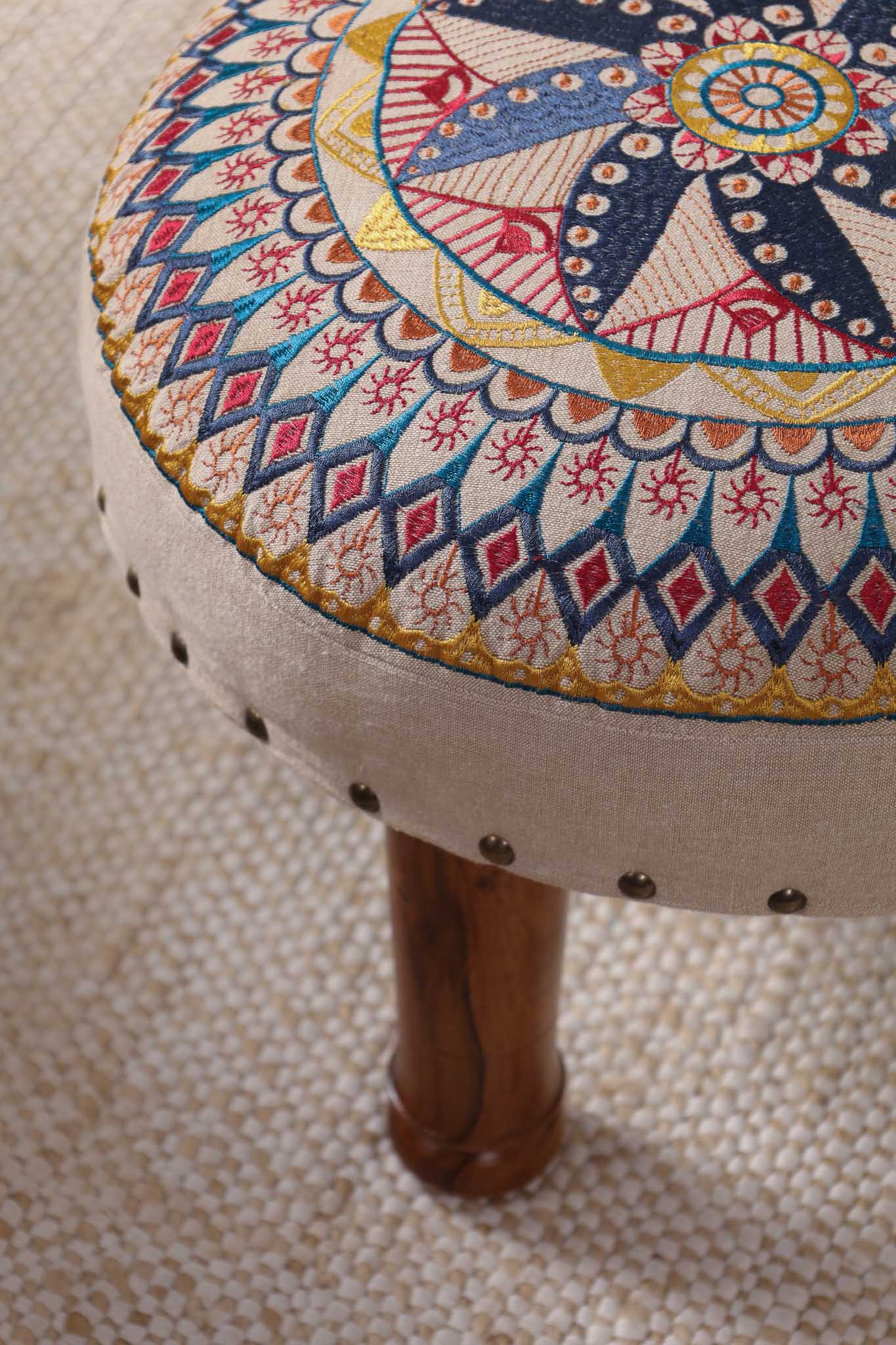 Cosmic Comfort Footstool