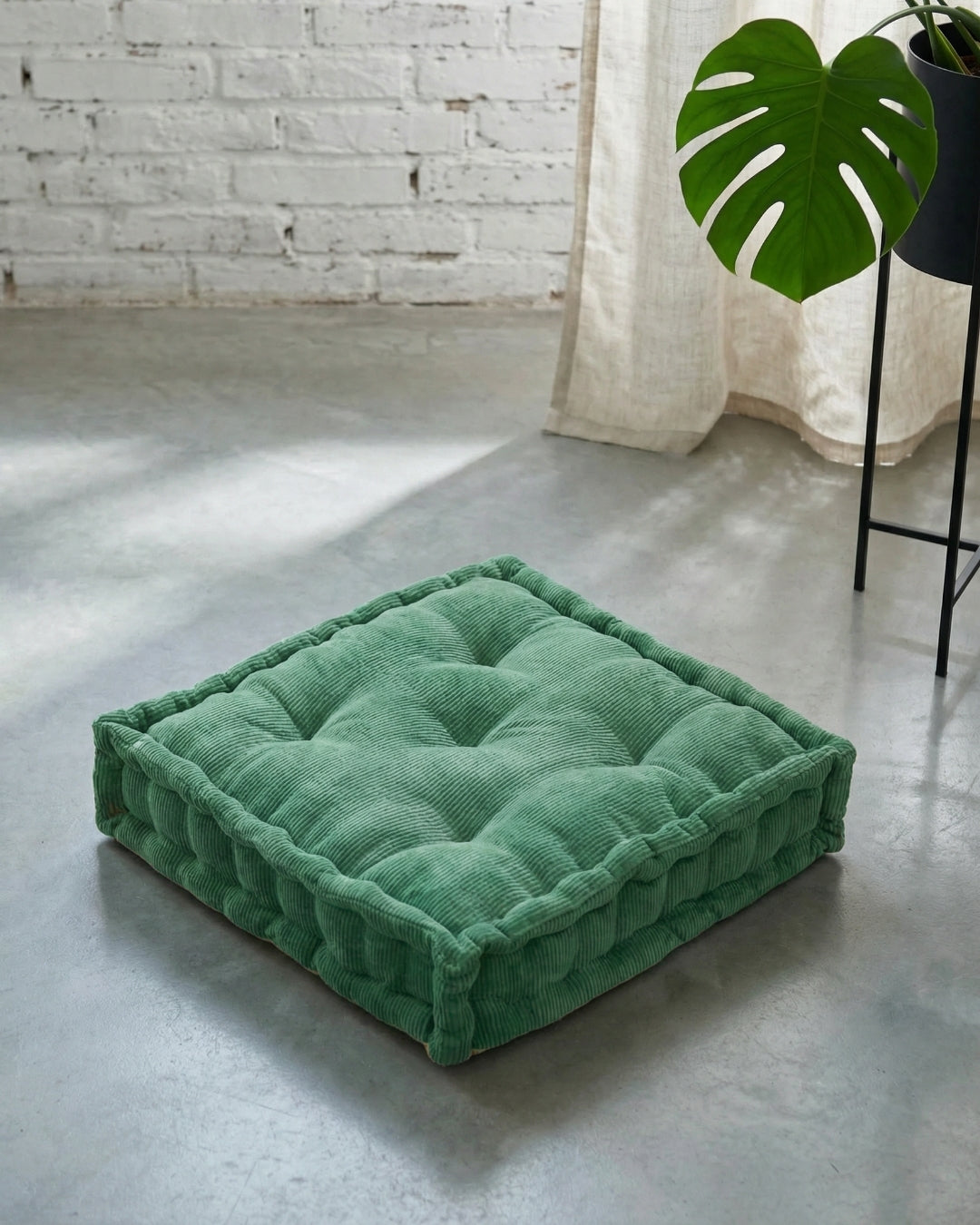 Sage Green Dreamy Corduroy Floor cushion