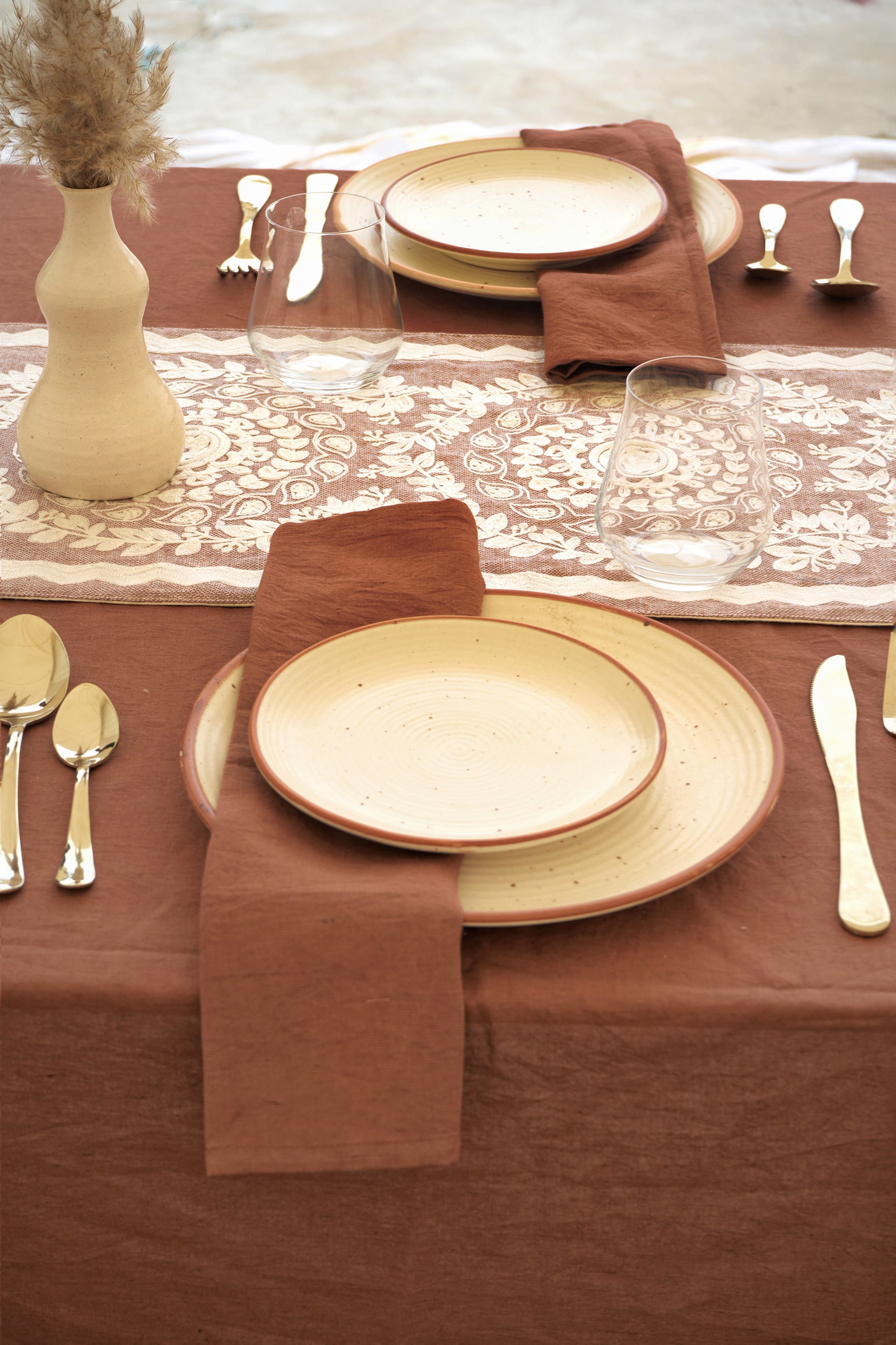 Rose Blossom Table Runner