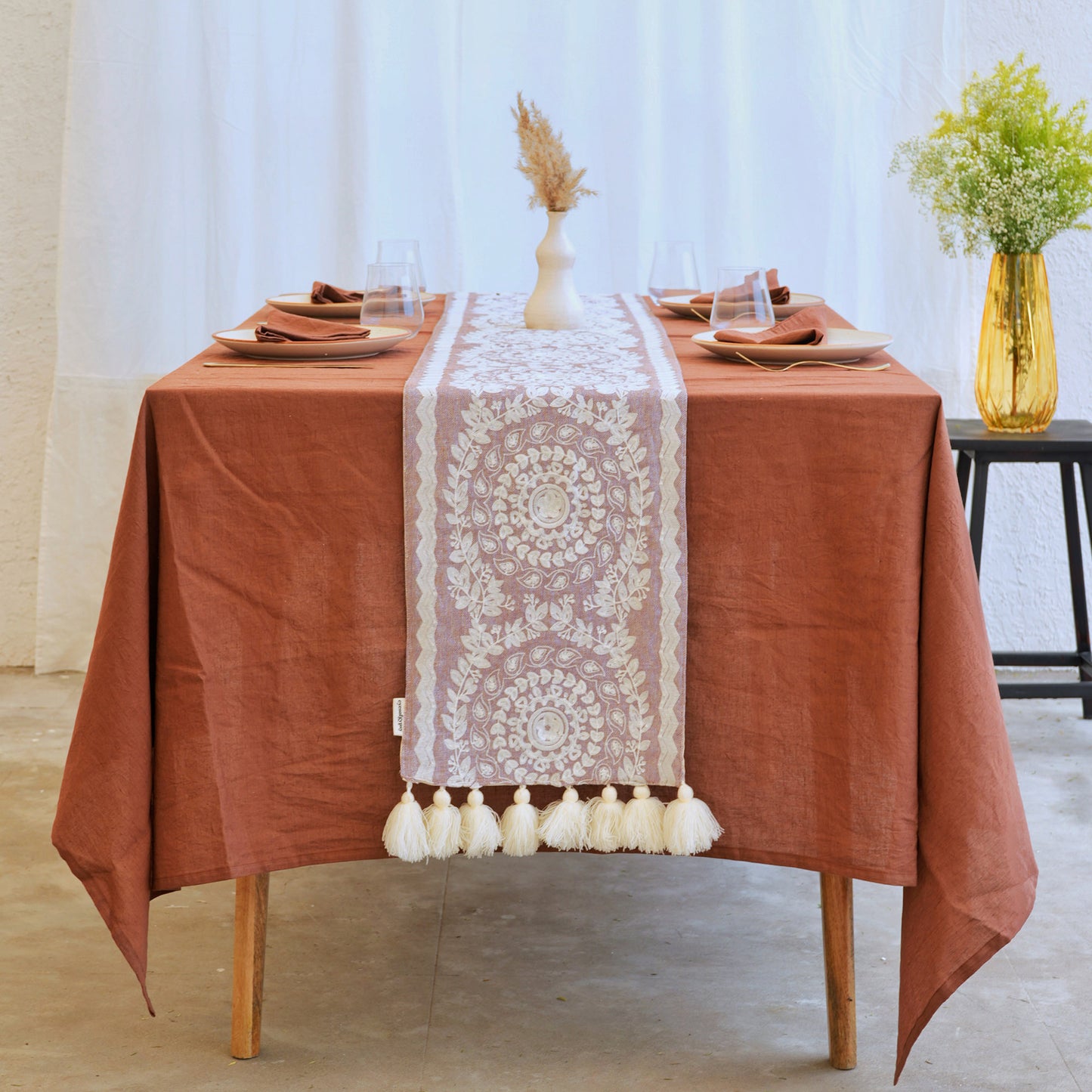 Rose Blossom Table Runner