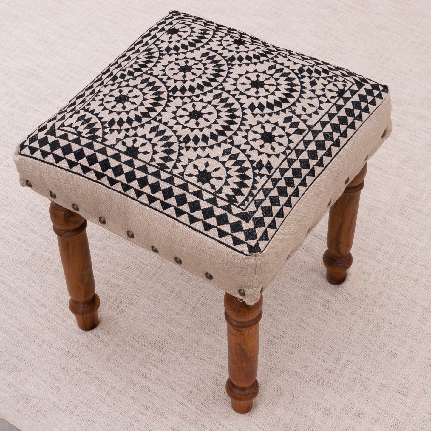 Carbon Cube Footstool - I