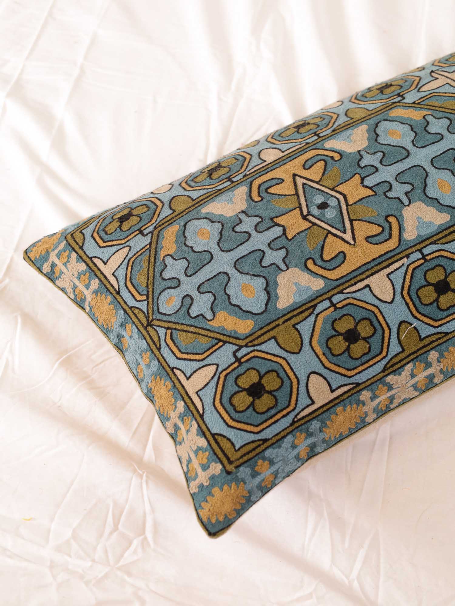 Tanjore Treasure Long Pillow