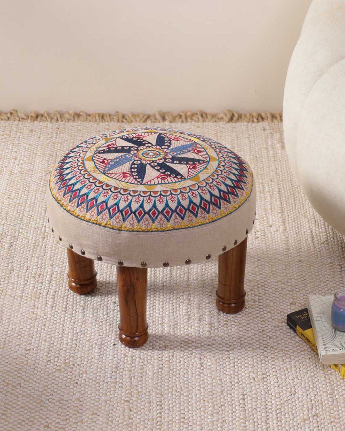Cosmic Comfort Footstool