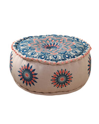 Whispering Threads Ottoman Pouf