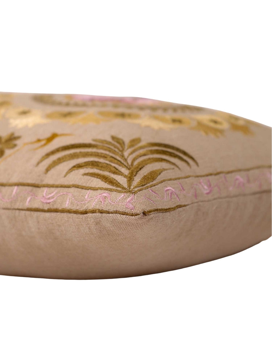 Beige Mandala Magic Long Pillow