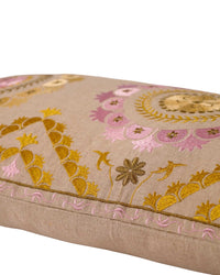 Beige Mandala Magic Long Pillow