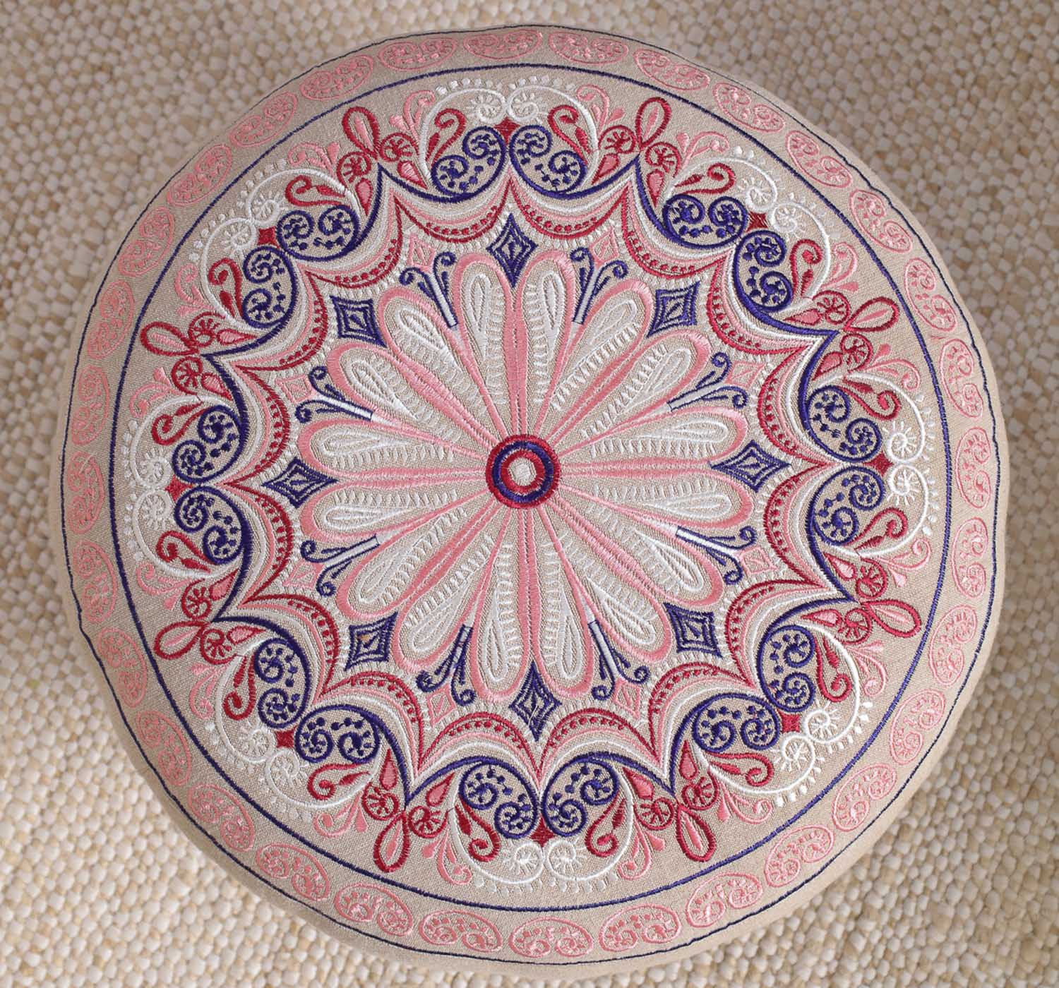 Luxe Mandala Footstool
