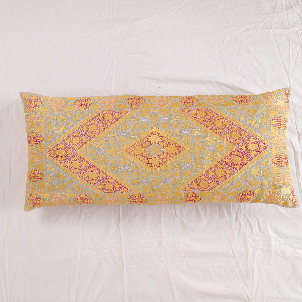 Beige Whimsical Long Pillow