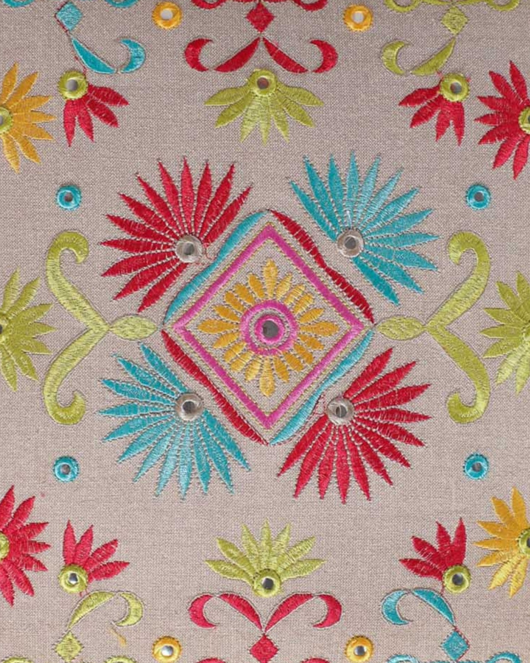 Sunburst Swirl Footstool